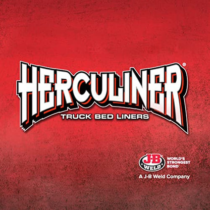 HERCULINER HCL1B8 Roll-on Bed Liner Kit,Black, 1 Gal.