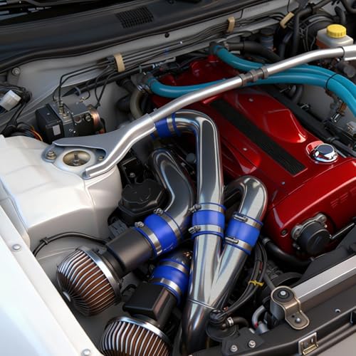 Intercooler Pipe OD 2.5"/63mm 90 Degree Elbow Aluminum Alloy Tube Bend Intake Tube- Pack of 1 - size: 2.5''