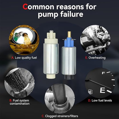 Dual High Pressure and Lift Fuel Pump for Mercury Marine Outboard Optimax 75HP 80HP 90HP 115HP 125HP 200HP 225HP 250HP 300HP 1.5L 3.0L 2003-2025 Replaces OE# 888725T02 888733T02