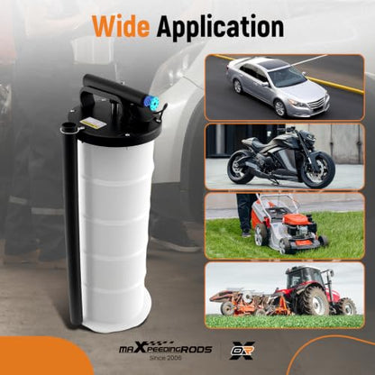maXpeedingrods 6.5L Pneumatic/Manual Fluid Extractor, Oil Extractor Pump - size: 6.5L,Pneumatic/Manual