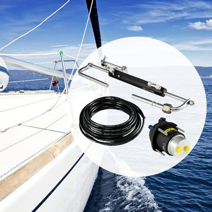 VEVOR Hydraulic Outboard Steering Kit 90HP Marine Hydraulic Steering System
