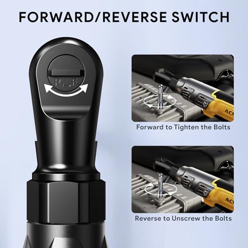 3/8" Cordless Ratchet Wrench for Dewalt 20V Battery, Brushless Motor - size: 4 PCS