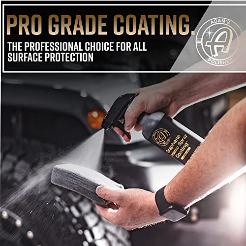 Adam's Polishes Advanced Graphene Ceramic Spray Coating - 18+ Months Sprayable Graphene Oxide Ceramic Coating for Cars, Boats, RV's & Motorcycle | Adds Extreme Gloss, Depth, Shine & Protection - style: Advanced 12oz