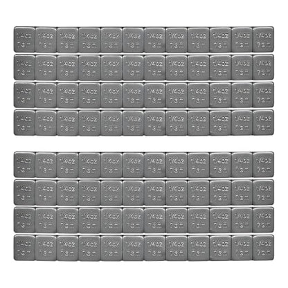 96 PCS 1/4 Oz Adhesive Backed Wheel Weights, 0.25 Oz Low Profile Tire Balancing Weights with Strong Adhesive, Easy to Peel Wheel Weight for Cars Trucks SUVs Motorcycles - color: 96 PCS
