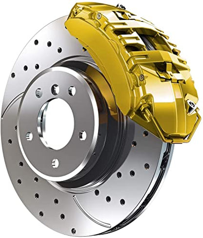 G2 High Temperature Brake Caliper Paint Kit - High Gloss, Wear and Heat Resistant, Epoxy Paint System - Dries Hard, No Flaking or Fading Gold G2168 - color: Gold