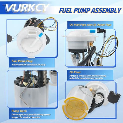 Vurkcy Electric Fuel Pump Assembly Fit for 2006-2021 Volkswagen CC/Passat
