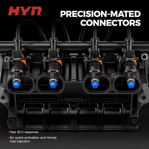 HYR Set of 8 Fuel Injectors for 4.6L 5.0L 5.4L 5.8L Ford Mercury Lincoln
