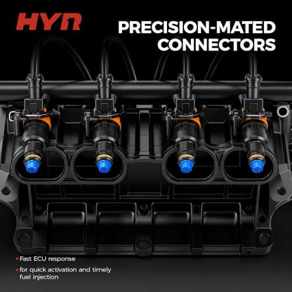 HYR Set of 8 Fuel Injectors for 4.6L 5.0L 5.4L 5.8L Ford Mercury Lincoln