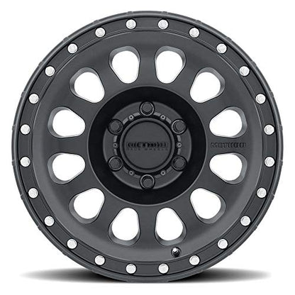 315 Custom Wheel - Matte Black Rims - 17" x 9", -12 Offset, 6x139.7 Bolt Pattern, 106.25mm Hub