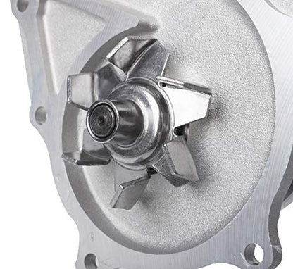 AUQDD AW9293 Professional Water Pump Kit With Gasket Fit For (Engine 2.4L/2.7L L4) 1996-2000 Toyota 4Runner /2010 4Runner /1994-1998 T100 /1995-2019 Tacoma - size: AW9293