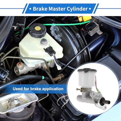 1 Pcs Brake Master Cylinder for Honda Accord 1990-1995 No.46100SM4A03 Engine Compartment Hydraulic Master Cylinder with Reservoir