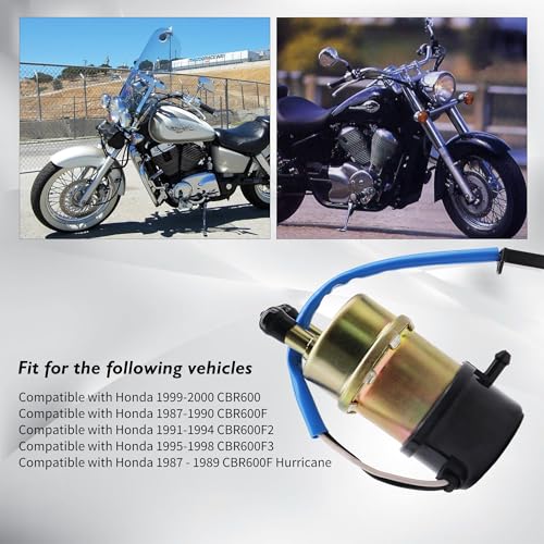 16710-MBA-612 Electric Fuel Pump 12 V Compatible with Honda VT750C - size: 16710-MBA-612