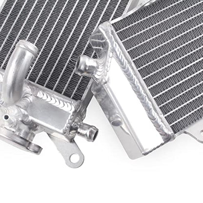 Full Aluminum Radiator Compatible with 2014 15 16 17 2018 Yama ha YZ250F /2014 15 16 2017 YZ450F - size: MM0013