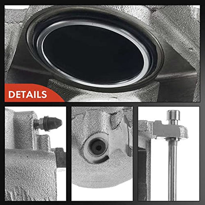 A-Premium Front Right Passenger Disc Brake Caliper without Bracket - style: Front Right Wheel (Passenger Side)