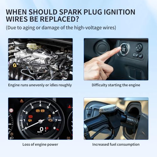 Ignition Coil Spark Plug Wire Set for Chevy Express 1500 2500 3500