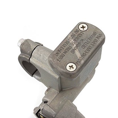 Dirt Bike Brake Master Cylinder Reservoir Cable Clutch Levers for KX65 KX80 KX85 KX100 KX112 KX125 KX250 KX450 KX250F KX450F KLX KLR KDX 125 140 250 230 300 400 450 650 - color: Green