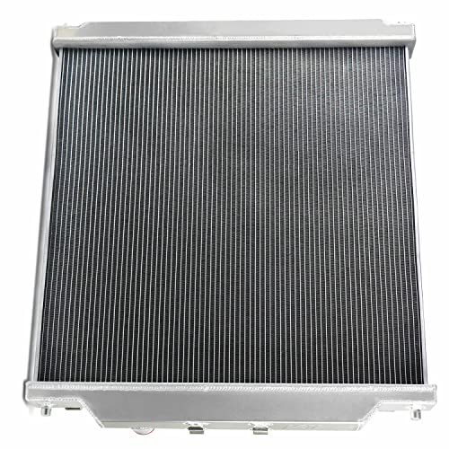 Aluminum Radiator for 2003-2007 Ford Excursion F250 F350 F450 Super Duty Pickup Truck 6.0L Powerstroke V8 Diesel, 3 Row Full Performance Aluminium Radiator - size: 3-Row Radiator w/CNC Cap