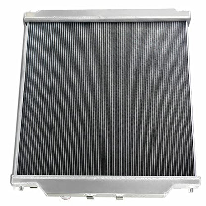 Aluminum Radiator for 2003-2007 Ford Excursion F250 F350 F450 Super Duty Pickup Truck 6.0L Powerstroke V8 Diesel, 3 Row Full Performance Aluminium Radiator - size: 3-Row Radiator w/CNC Cap