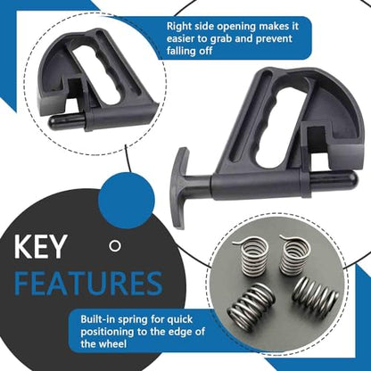 Tire Changer Nylon Tire Bead Clamp Drop Center Tool, 2 Pack - style: 2 pcs