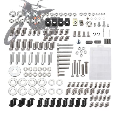 Light Bee Motorcycle Full Body Screws Fairing Bolts Kit Body Screws Nuts for Light Bee Sur-Ron Sur Ron S X260 X160 X260 X160 Electric Bike