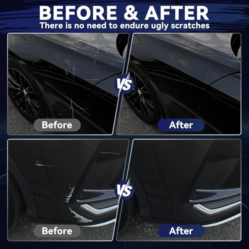 Car Black Paint Touch Up Cars Scratch Repair for Vehicles, Rim High-Gloss Black Paint Pen 30ML Quick Drying Automotive Scratch Repair, Non-toxic 1.5 oz Easy to Use - color: Black
