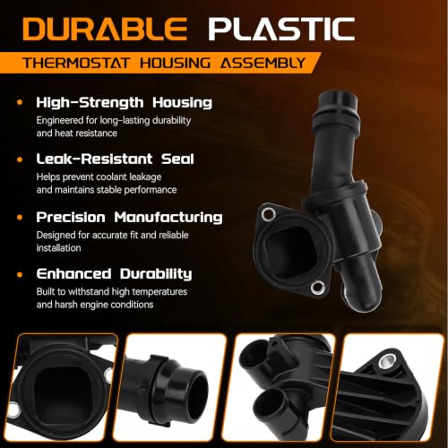 BRTEC 06F121111F 580-212 Engine Coolant Thermostat Housing Assembly - color: 580-212