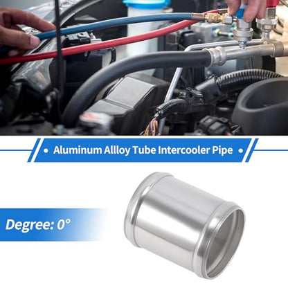 2.5" OD 0° 6063 Aluminum Alloy Tube Intercooler Pipe 3" Length - size: 2.5"OD 3"Length