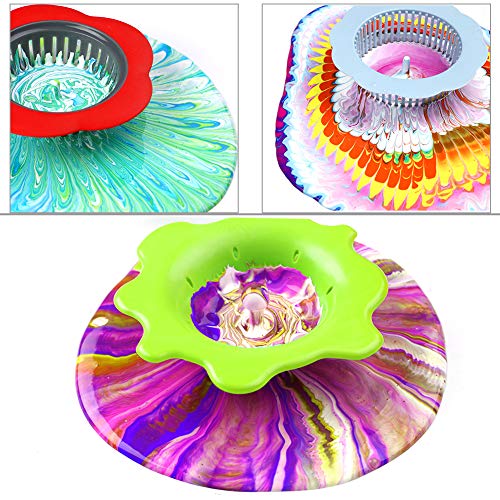 5P Acrylic Pouring Strainers Fluid Art Tools DIY Abstract Pour Painting