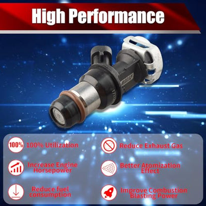 Set of 8 Fuel Injectors 17113553 67363 4G1659 FJ315 FJ10062 Replacement - size: 17113553