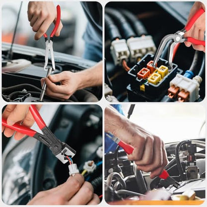 Automotive Electrical Disconnect Pliers Set, 4-Piece