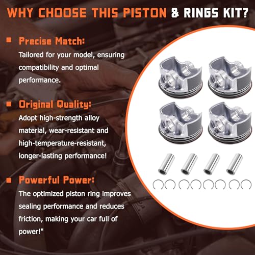 230412E341 Engine Piston Rings Fits for Hyundai Sonata Tucson
