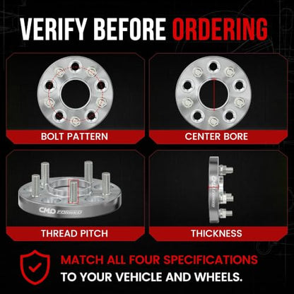 CMO 10mm 5x114.3/5x4.5 Wheel Spacers 67.1-73.1 Hubcentric Bore 2PCS - color: Silver, size: 10mm (2pc)