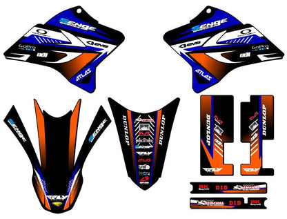 2005-2025 TTR 230 SURGE Blue Base Kit Compatible with Yamaha | Senge Graphics Inc - color: Blue, size: Base Kit