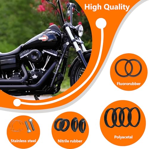 39mm Fork Seals Kit for Harley Sportster 88-15 & Dyna 91-05 495607