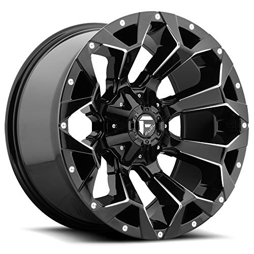 FUEL OFF-ROAD ASSAULT 18X9 5X4.5/5.0 4.53-12mm GLOSS BLACK MILLED - D57618902645US
