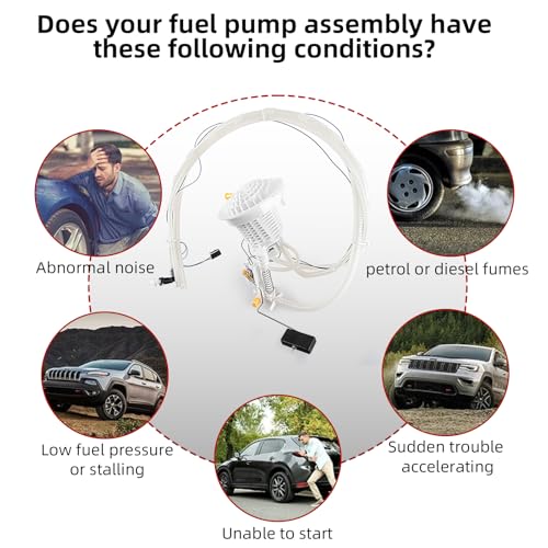 E7264A Electric Fuel Pump Module Assembly Compatible For Dodge Challenger 2008-2016 Chrysler 300 2005-2014 Charger 2006-2016 Magnum 2005-2008 Replaces E7279A SP7083M P76662M - size: E7279A