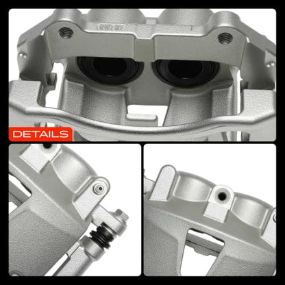 A-Premium Front Left and Right Side Disc Brake Caliper with Bracket - style: Front Driver and Passenger Side