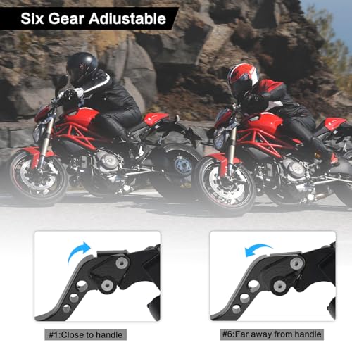 Motorcycle 7/8" 22mm Handlebar Brake Master Cylinder Clutch Lever - color: Black