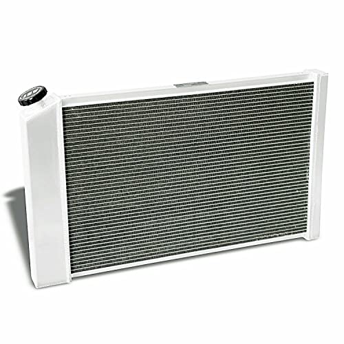 ECMRAD 4 Rows Core Aluminum Radiator for Chevy Camaro 1970-1981/ Monte Carlo 1980-1987 G-Body Oldsmobile Cutlass/Pontiac Grand Prix