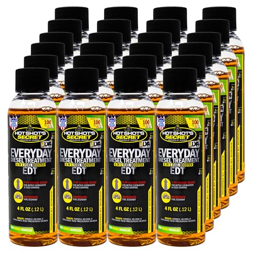 Hot Shot's Secret Everyday Diesel Treatment EDT, 4 oz 24-Pack - size: 4 Fl Oz (Pack of 24)
