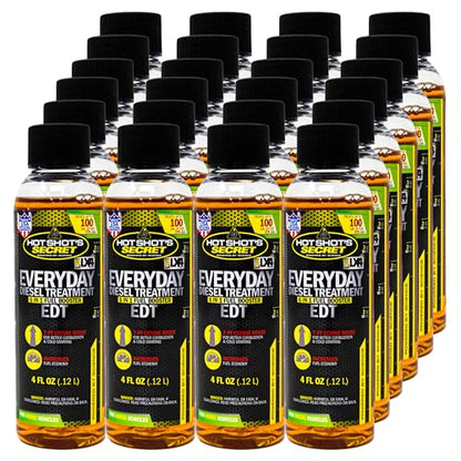 Hot Shot's Secret Everyday Diesel Treatment EDT, 4 oz 24-Pack - size: 4 Fl Oz (Pack of 24)