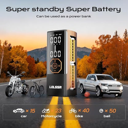 Tire Inflator Portable Air Compressor Cordless Air Pump for Car 180PSI