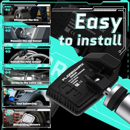 TPMS Sensor 315MHz Tire Pressure Monitoring Sensor for Toyota - size: 426070E030