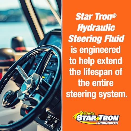 STAR BRITE Hydraulic Steering Fluid, Synthetic Blend, ISO 15, Marine-Grade - size: 32 fl oz