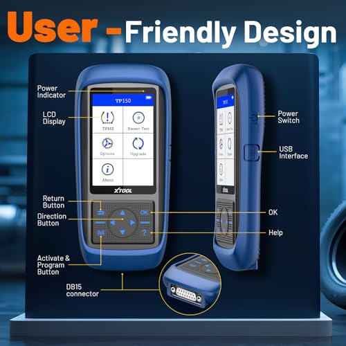 XTOOL TP150 TPMS Programming Tool, 2026 Universal TPMS Relearn Tool