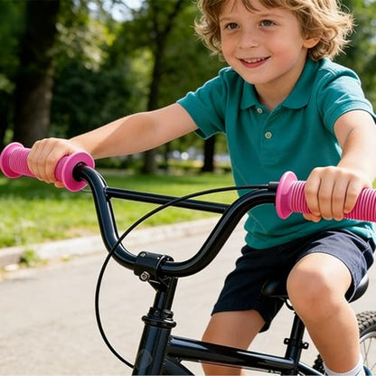 2 Pair Mini Kids Bike Handlebar Grips Non-Slip Soft Rubber Bicycle Grips