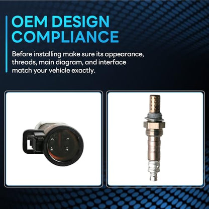 Oxygen Sensor Upstream Compatible with Continental Town Car Mark VII Ranger LTD Crown Victoria Escort Taurus Mustang & More Replace # SG23 - size: SG23