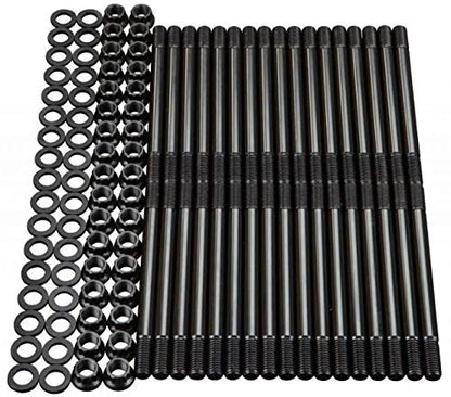 6.0L Revive #1 Kit with Aftermarket Studs and Head Gaskets - Compatible with Ford 6.0L 6.0 Powerstroke Kit - 2003-2005.5 (18MM Dowel) - DK Engine Parts (18-1R) - size: 18 - 1R