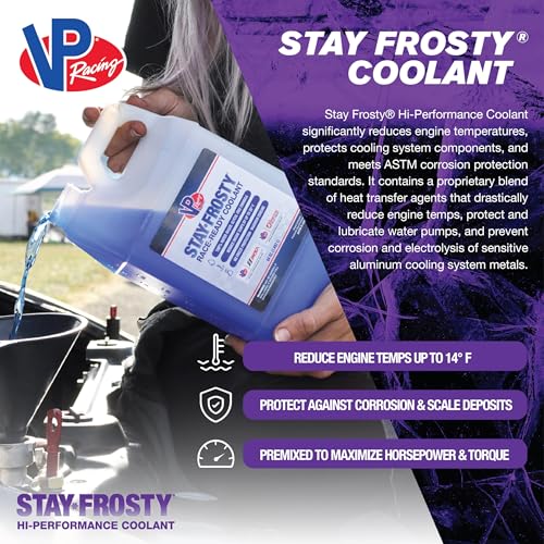 VP Racing Fuels 2087 Stay Frosty Hi-Performance Coolant, 64 Ounces (4 Pack) - color: Hi-Performance, size: 64 Ounces