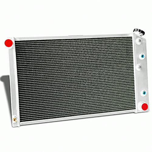 ECMRAD 4 Rows Core Aluminum Radiator for Chevy Camaro 1970-1981/ Monte Carlo 1980-1987 G-Body Oldsmobile Cutlass/Pontiac Grand Prix